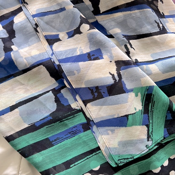 NIC+ZOE | Maxi Dress | PP | 0-2 | Bloom Me Away | Blue Green White | Lined | $35 - Picture 13 of 15